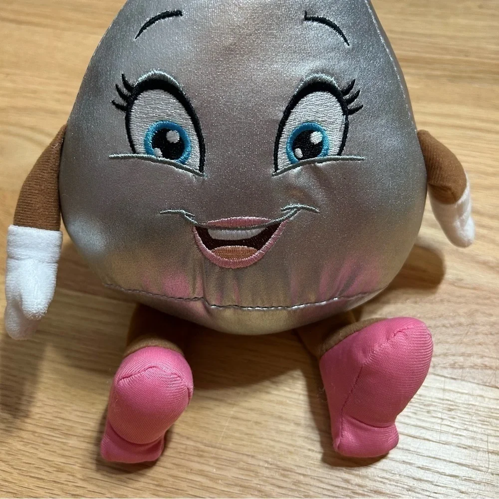 Hershey Kiss Plush Stuffed Animal Silver Kids Toy